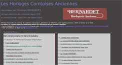 Desktop Screenshot of horloges-comtoises-anciennes.fr